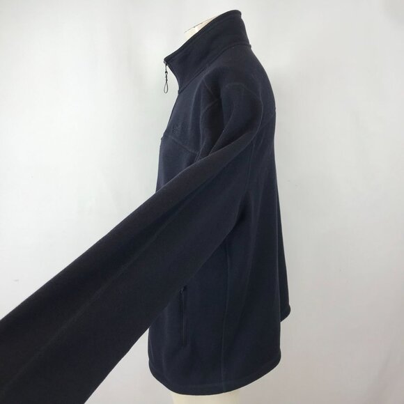 THE NORTH FACE ~ MENS XL ~ NAVY BLUE FULL ZIP FLEECE SWEATER JACKET - Picture 4 of 7